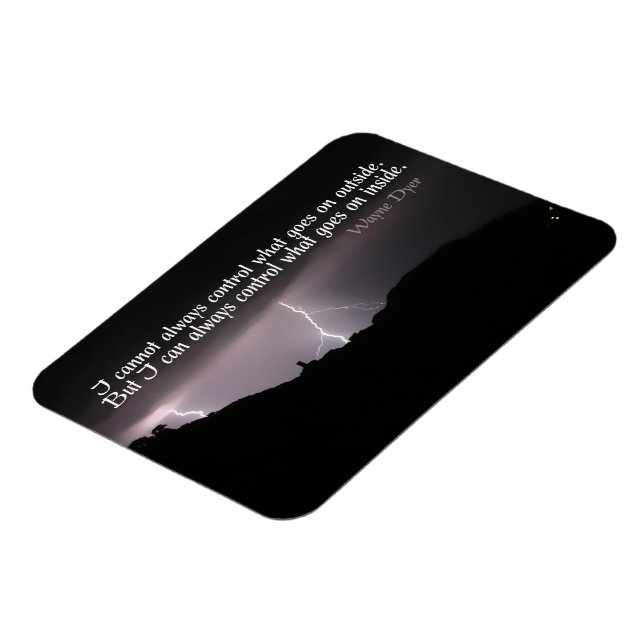 What Goes On Inspirational Photo Magnet (Left Side)