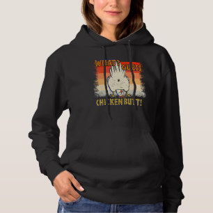 What Guess Chicken Butt Animal Cute Chickens Hoodie