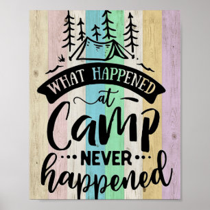 What Happened At Camp Never Happened Poster