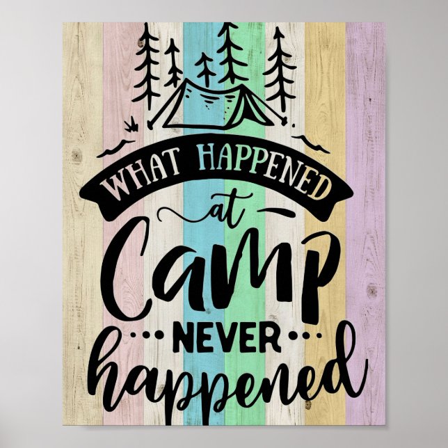 What Happened At Camp Never Happened Poster (Front)