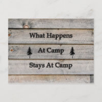 What happens at camp stays at camp