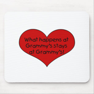 What happens at Grammy's stays Mouse Mat