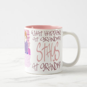 What Happens At Grandmas4 Two-Tone Coffee Mug