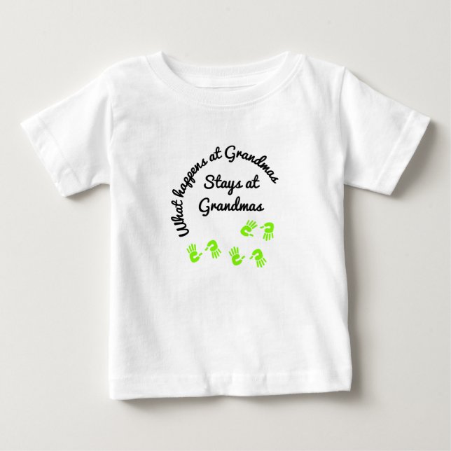 What Happens At Grandmas Infant Tee (Front)