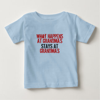 "What happens at Grandmas" T-Shirt