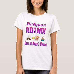 What Happens At Nanas House Pink T-Shirt