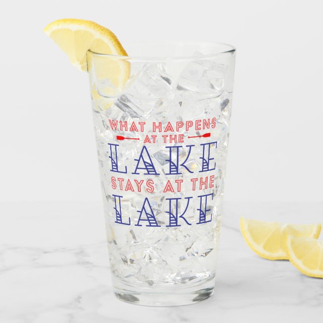 What Happens at the Lake Stays at the Lake Glass (Front Ice)