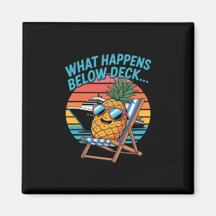 What Happens Below Deck Pineapple Fun Magnet