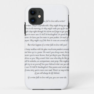 What Happens If You Fall in Love With a Writer? iPhone 11 Case
