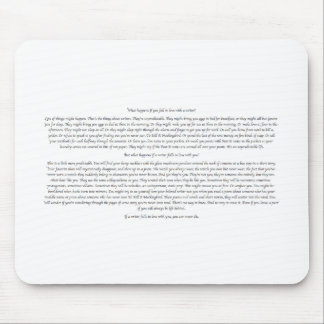 What Happens If You Fall in Love With a Writer? Mouse Mat