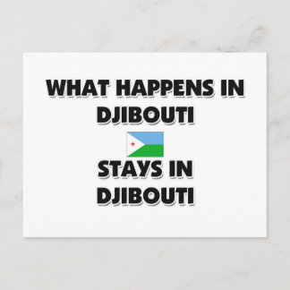 What Happens In DJIBOUTI Stays There Postcard
