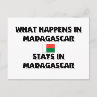 What Happens In MADAGASCAR Stays There Postcard