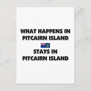 What Happens In PITCAIRN ISLAND Stays There Postcard