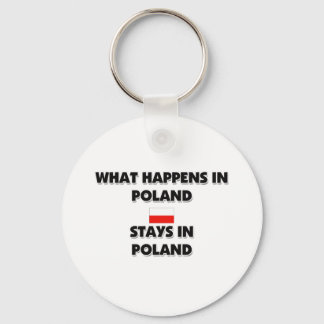 What Happens In POLAND Stays There Key Ring