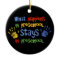 What Happens In Preschool Personalised Ornament