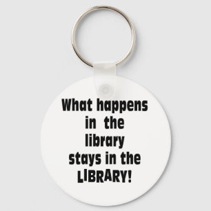 What Happens in the Library Key Ring