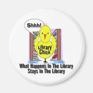What Happens In The Library... Magnet