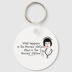 What Happens in the Nurses Station Key Ring