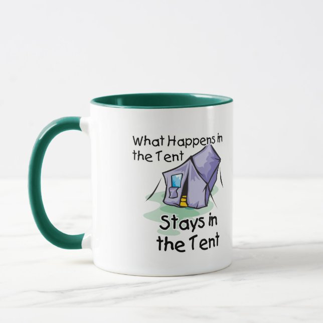 What Happens in the Tent Mug (Left)