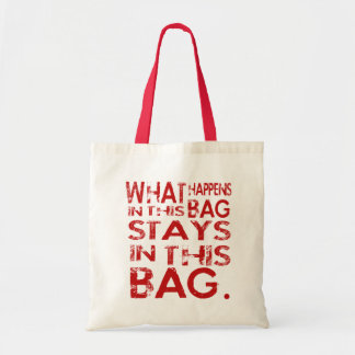 WHAT HAPPENS IN TOTE BAG