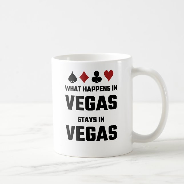 What Happens In Vegas Stays In Vegas Coffee Mug (Right)