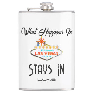 What Happens in Vegas Stays in Vegas☕ Custom Hip Flask