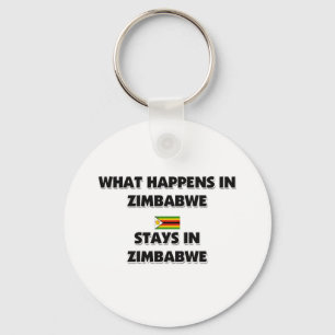 What Happens In ZIMBABWE Stays There Key Ring