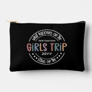 What happens on Girls Trip Custom Girls Weekend Accessory Pouch