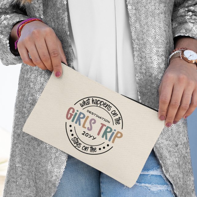 What happens on Girls Trip Custom Girls Weekend Accessory Pouch (Creator Uploaded)