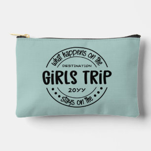 What happens on Girls Trip Girls Weekend Custom Accessory Pouch