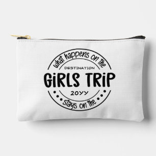 What happens on Girls Trip Girls Weekend Custom Accessory Pouch