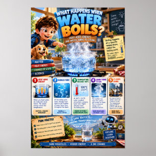 What Happens When Water Boils Poster
