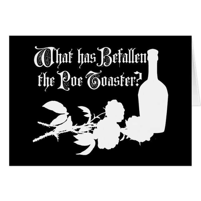 What Has Befallen The Poe Toaster (Front Horizontal)