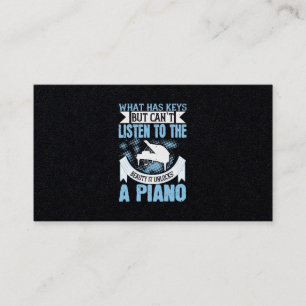 What Has Keys But Can’T Listen To The Beauty Business Card