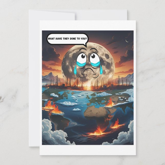 What Have They Done to You? – If The Moon Could  Holiday Card (Front)