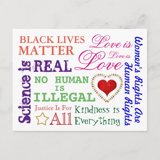 What I Believe Postcard (Front)