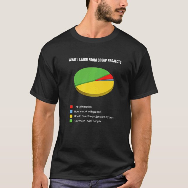 What I Learn From Group Projects T-Shirt (Front)