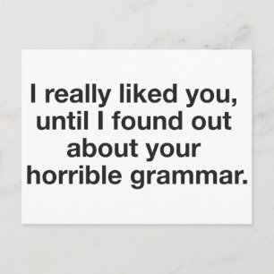 What I like about you... Postcard