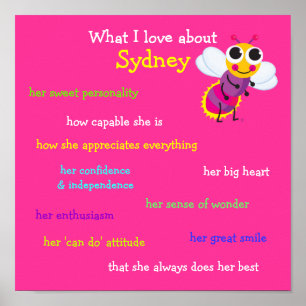 What I love about . . . Poster for Girls
