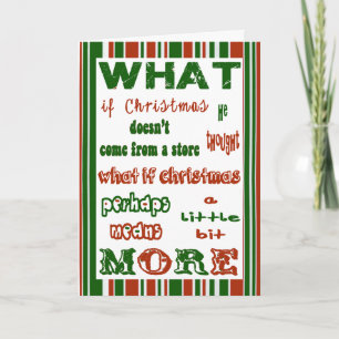 What If Holiday Card