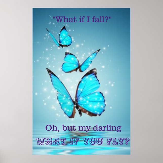 what if i fall poster (Front)