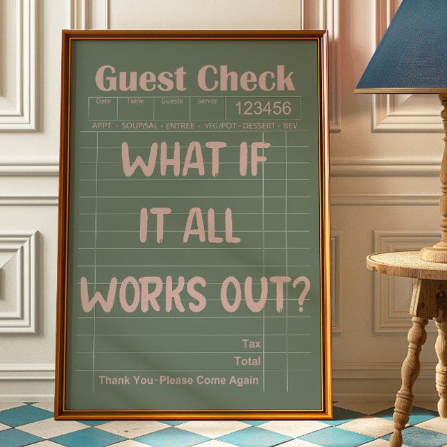 What If It All Works Out Motivational Poster (Creator Uploaded)