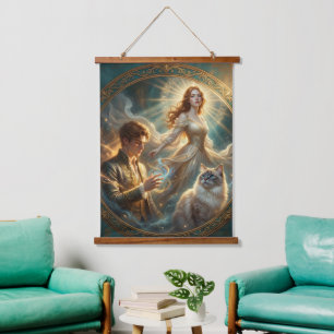 What If Your Pet Was Human? – Artistic Portrait Ta Hanging Tapestry