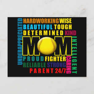 What is a Softball Mum copy.png Postcard