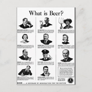 What is Beer? Postcard
