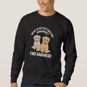 What Is Better Than One Havanese Two Havanese Owne Sweatshirt
