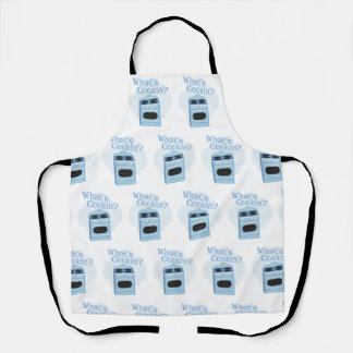What Is Cooking Fun Retro Oven Illustration Design Apron