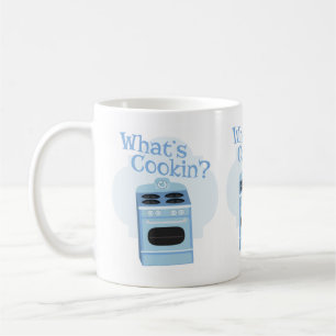 What Is Cooking Fun Retro Oven Illustration Design Coffee Mug