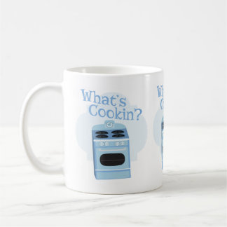 What Is Cooking Fun Retro Oven Illustration Design Coffee Mug