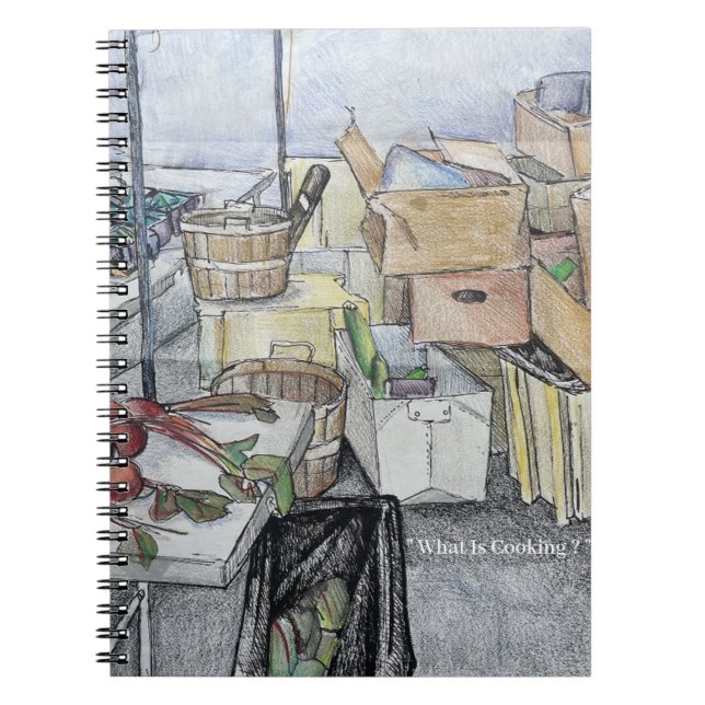 'What Is Cooking?" Notebook (Front)